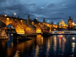 Czechy, Rzeka, Most, Praga
